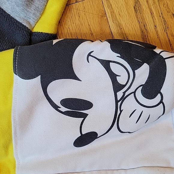 Disney Mickey Color Block Sweatshirt Size 3 - Picture 2 of 7